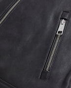 The Kooples - Veste En Cuir De Mouton - Noir - Homme