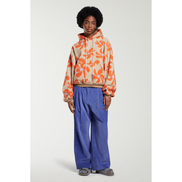 Sweat Flower Print Fleece