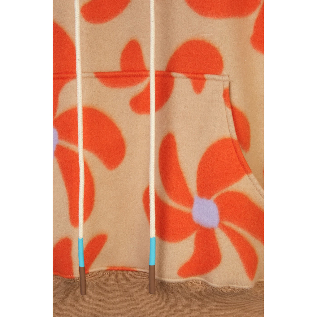 Sweat Flower Print Fleece