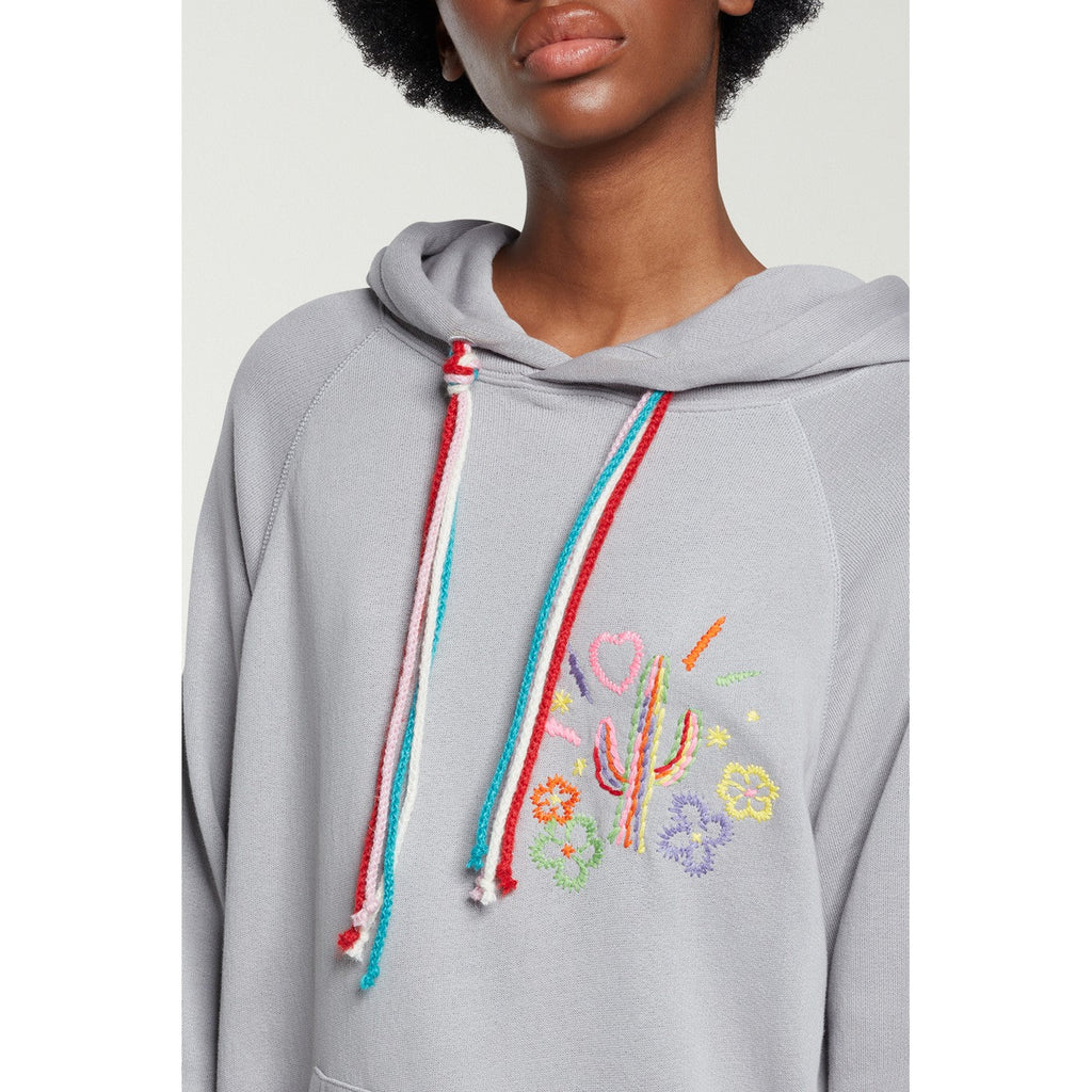 Cardigan Embroidered Cactus Stripe