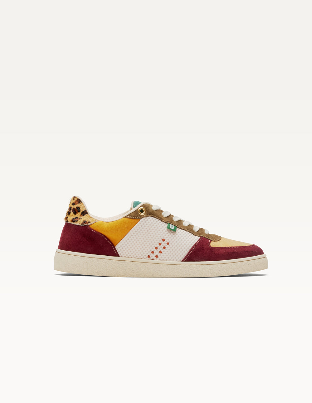 Baskets Basses Marie - Bordeaux Beige Kaki - Femme