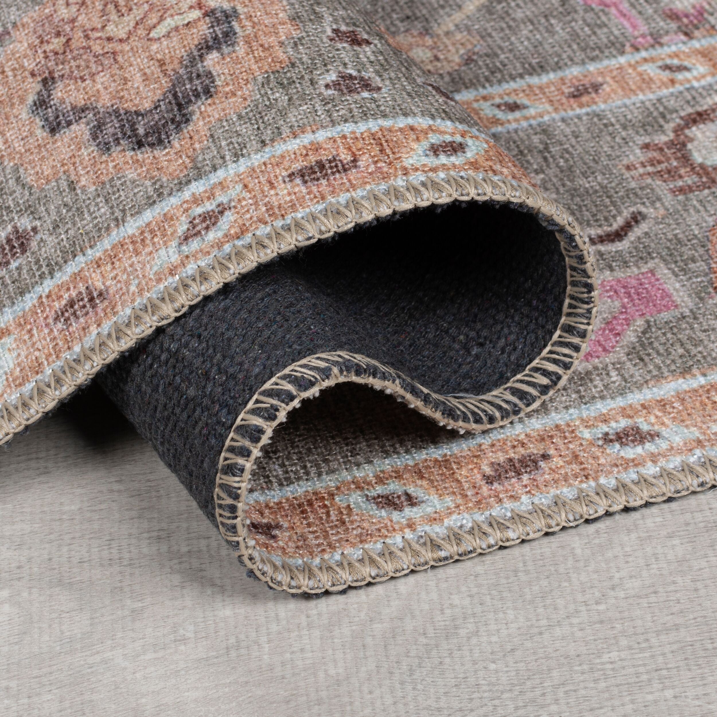 Una Floral - Tapis Lavable De Couloir