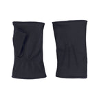 Mitaines Hector Cuir Doublés Lapin - Noir - Homme