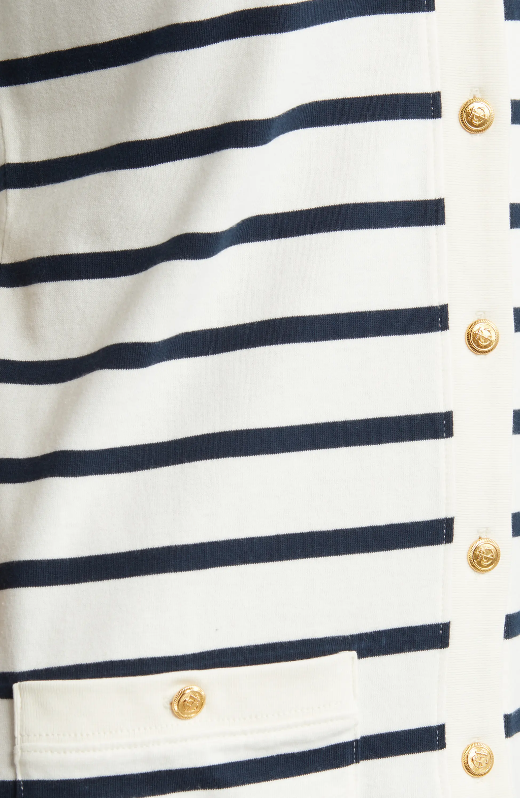 Robe Henley Button Up - Navy Multi