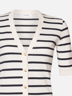 Robe Henley Button Up - Navy Multi