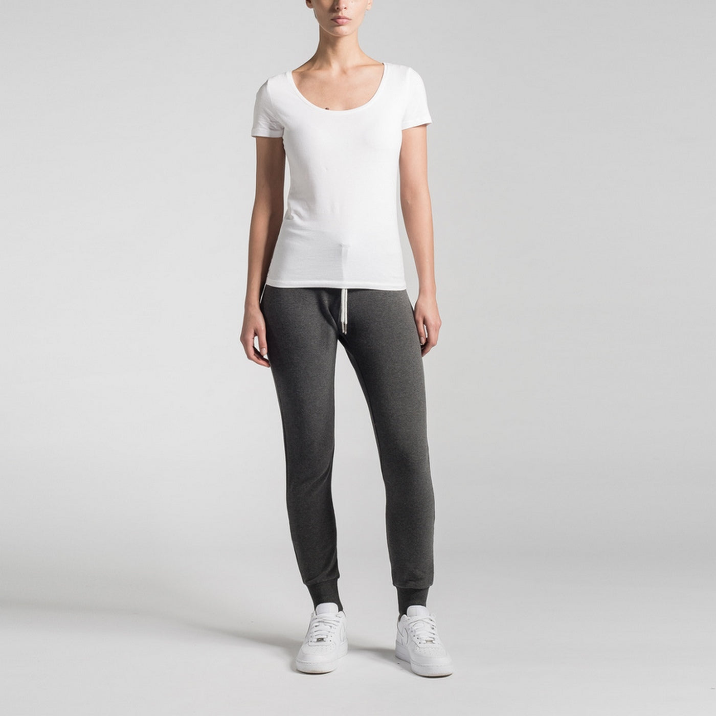 Pantalon High - Black Marl - Femme