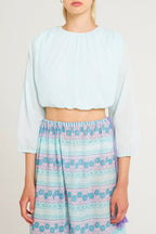 Crop-Top Hita - Aqua