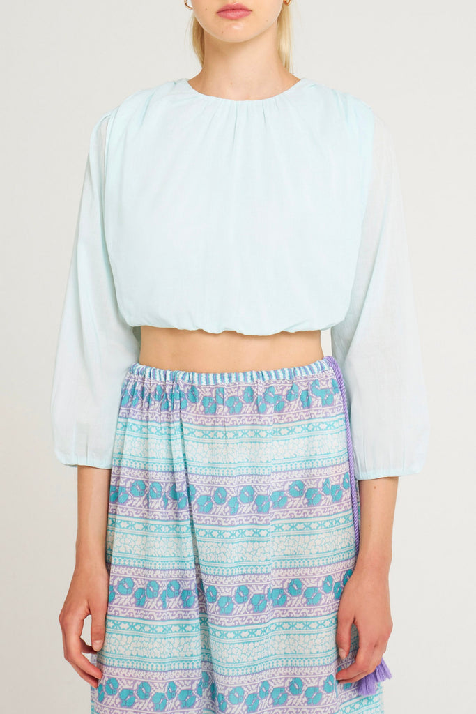 Crop-Top Hita - Aqua