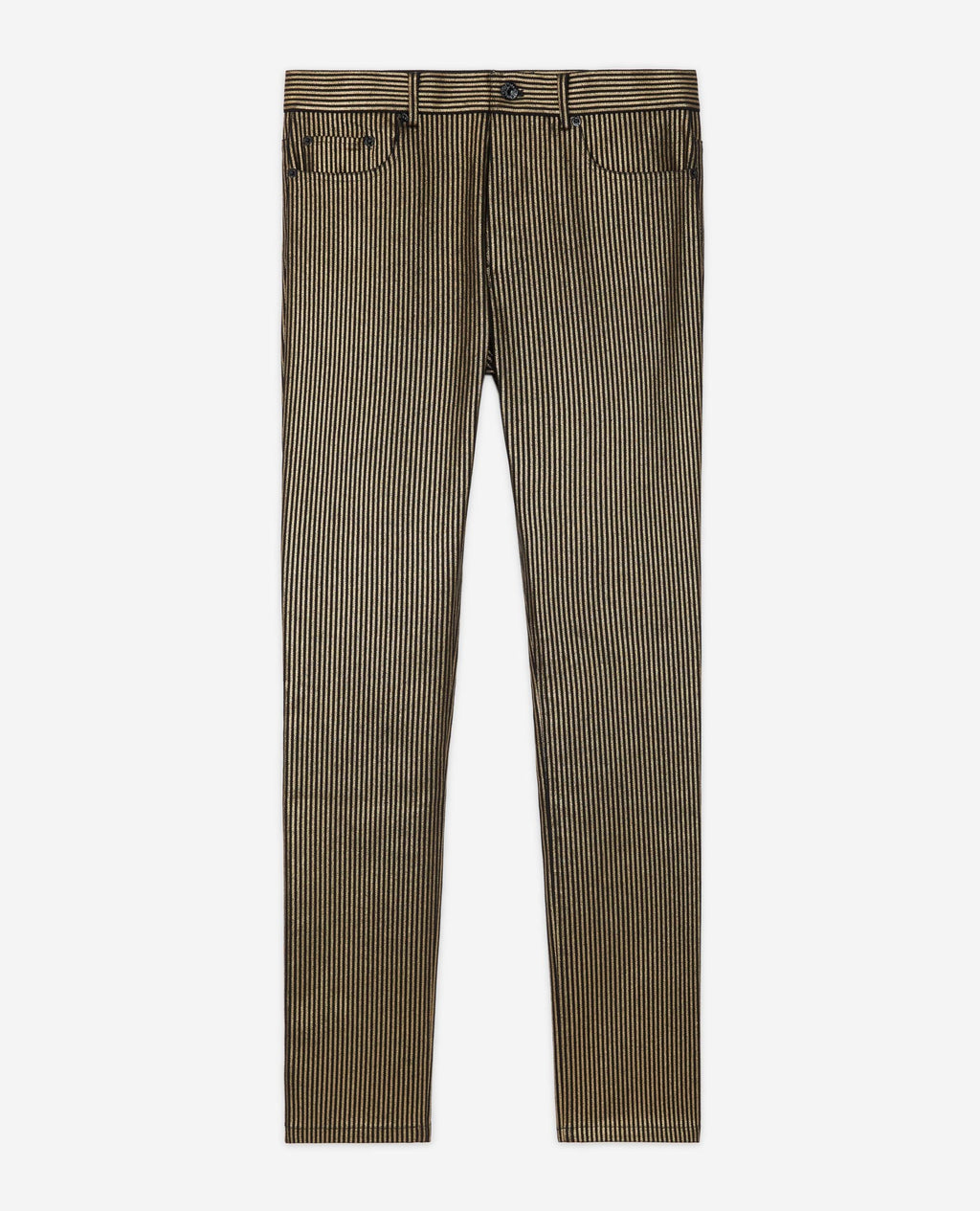 The Kooples - Pantalon Slim - Noir Et Doré - Homme