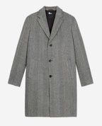 The Kooples - Manteau En Laine - Noir Et Blanc - Homme