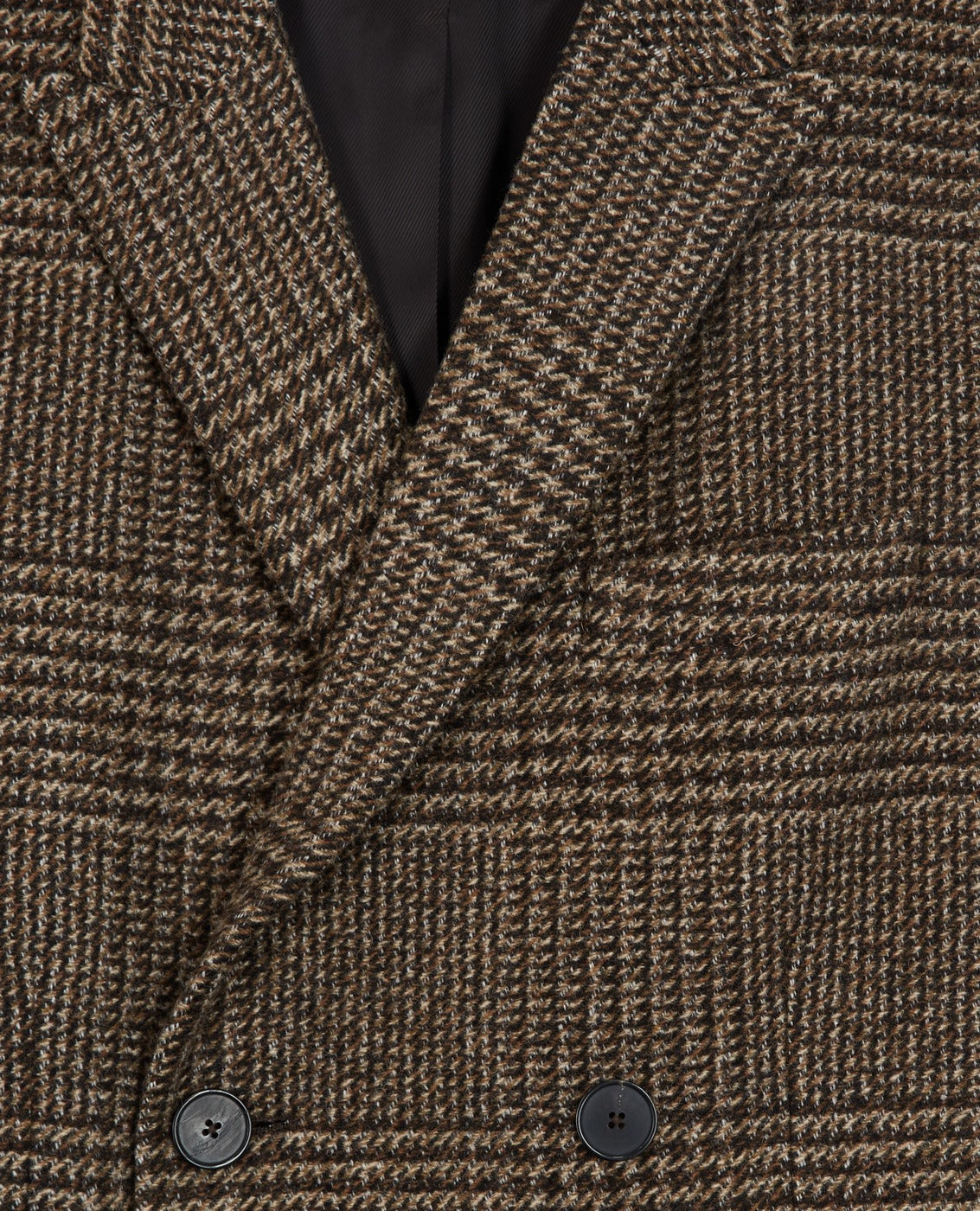 The Kooples - Manteau Long Croise Motif Chevrons - Homme