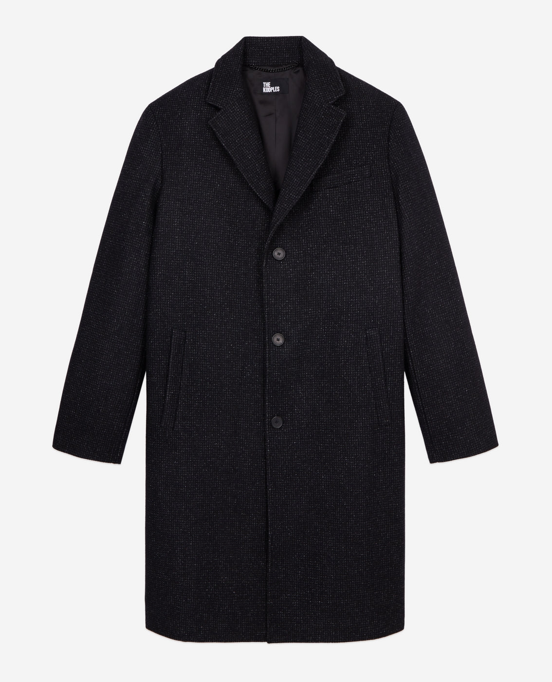 The Kooples - Manteau En Laine - Anthracite - Homme