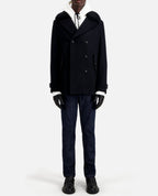 The Kooples - Caban Avec Col Fourrure Amovible - Homme