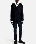 The Kooples - Caban Avec Col Fourrure Amovible - Homme