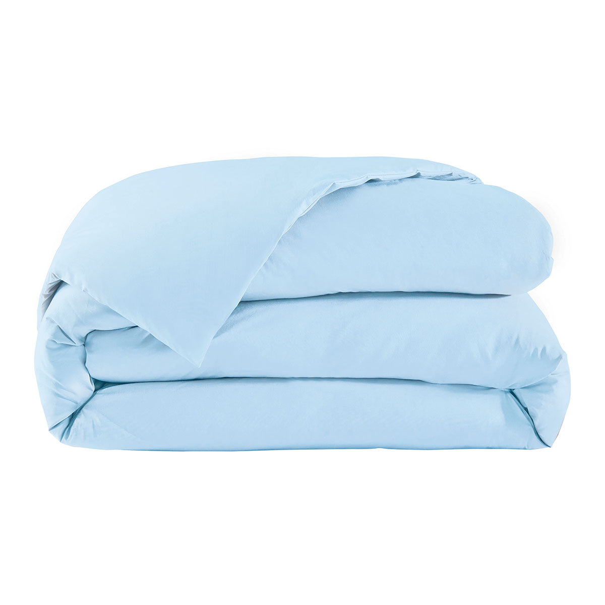 Percale Unie - Housse De Couette - Bleu Ciel