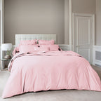 Percale Unie - Housse De Couette - Rose
