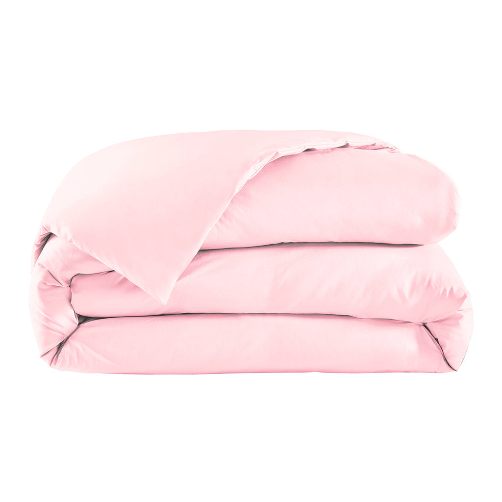 Percale Unie - Housse De Couette - Rose