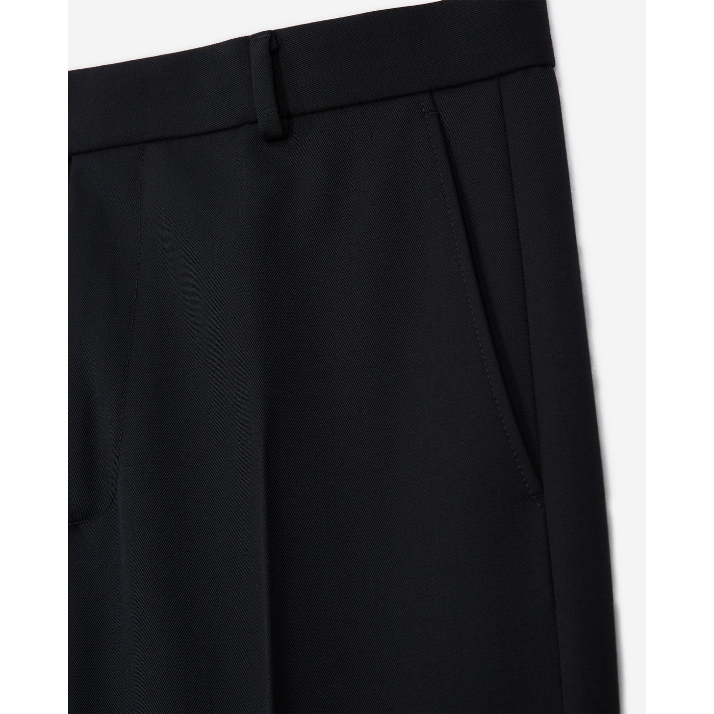 Pantalon En Laine - Noir - Homme
