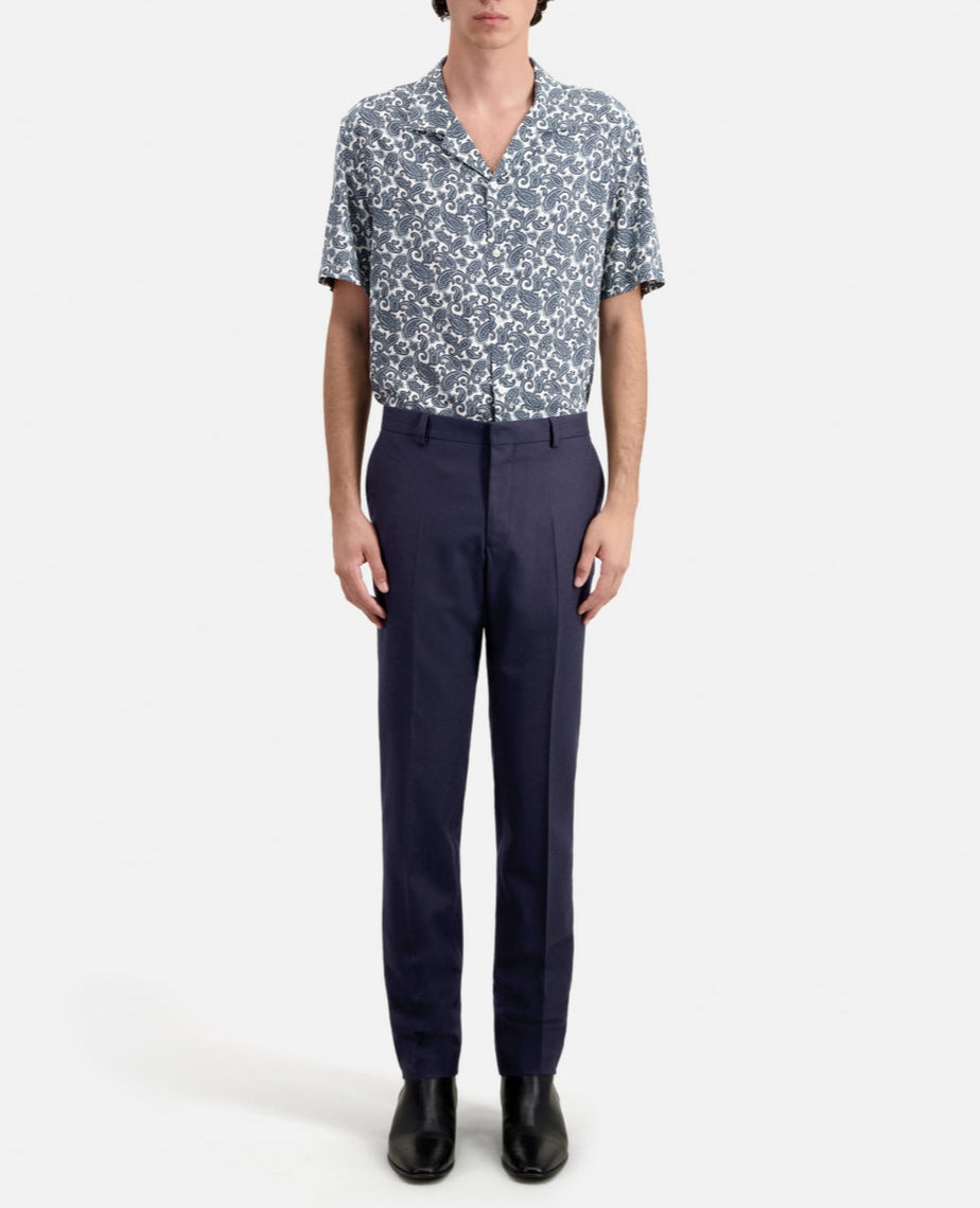 The Kooples - Pantalon De Costume En Laine - Bleu Marine - Homme