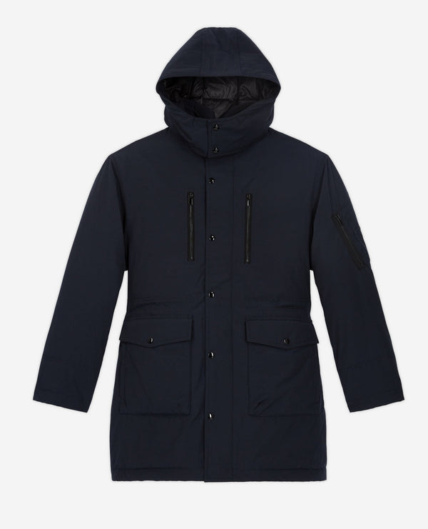 The Kooples - Parka À Capuche - Bleu Marine - Homme