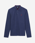The Kooples - Polo Manches Longues Col Officier Broderie Tk - Homme