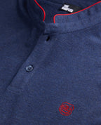 The Kooples - Polo Manches Longues Col Officier Broderie Tk - Homme