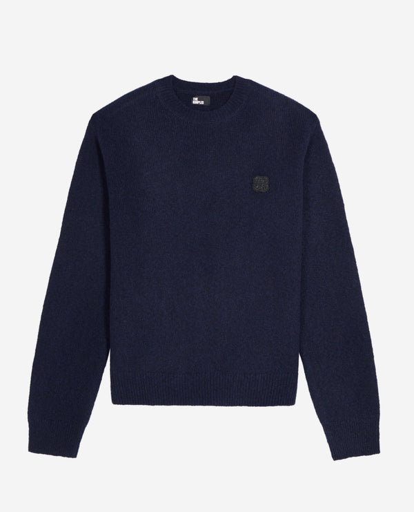The Kooples - Pull Col Rond Avec Patch Canetille