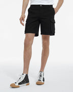 The Kooples - Short Noir Coton Biologique À Poches Cargo - Homme