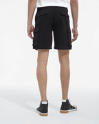 The Kooples - Short Noir Coton Biologique À Poches Cargo - Homme