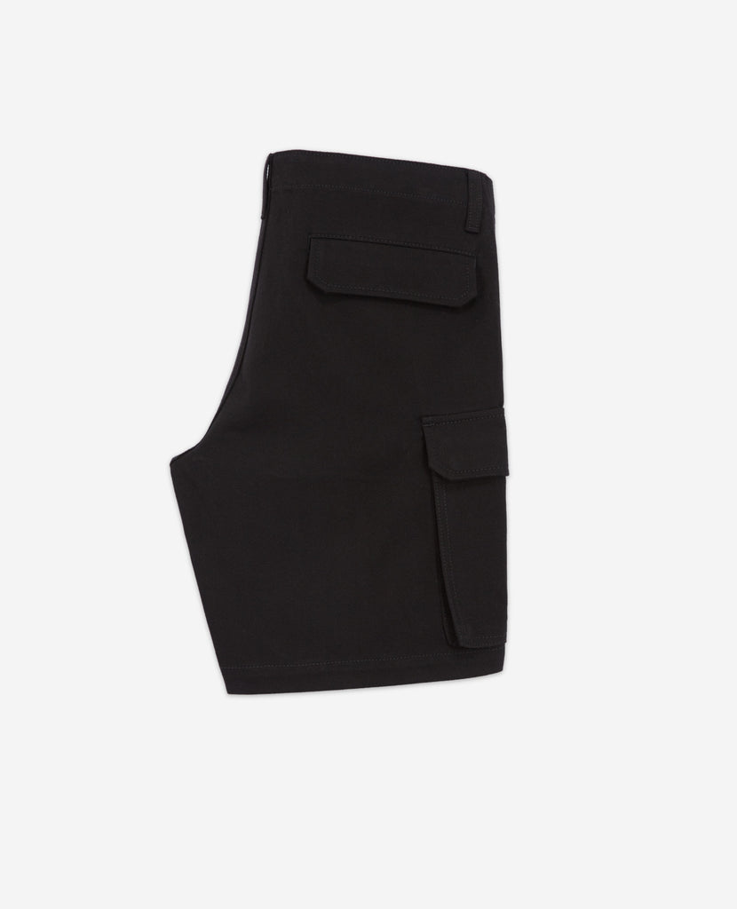 The Kooples - Short Noir Coton Biologique À Poches Cargo - Homme