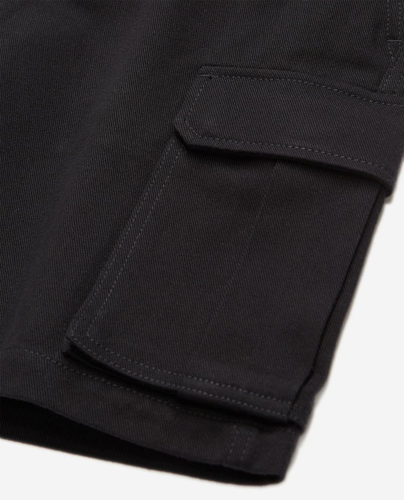 The Kooples - Short Noir Coton Biologique À Poches Cargo - Homme