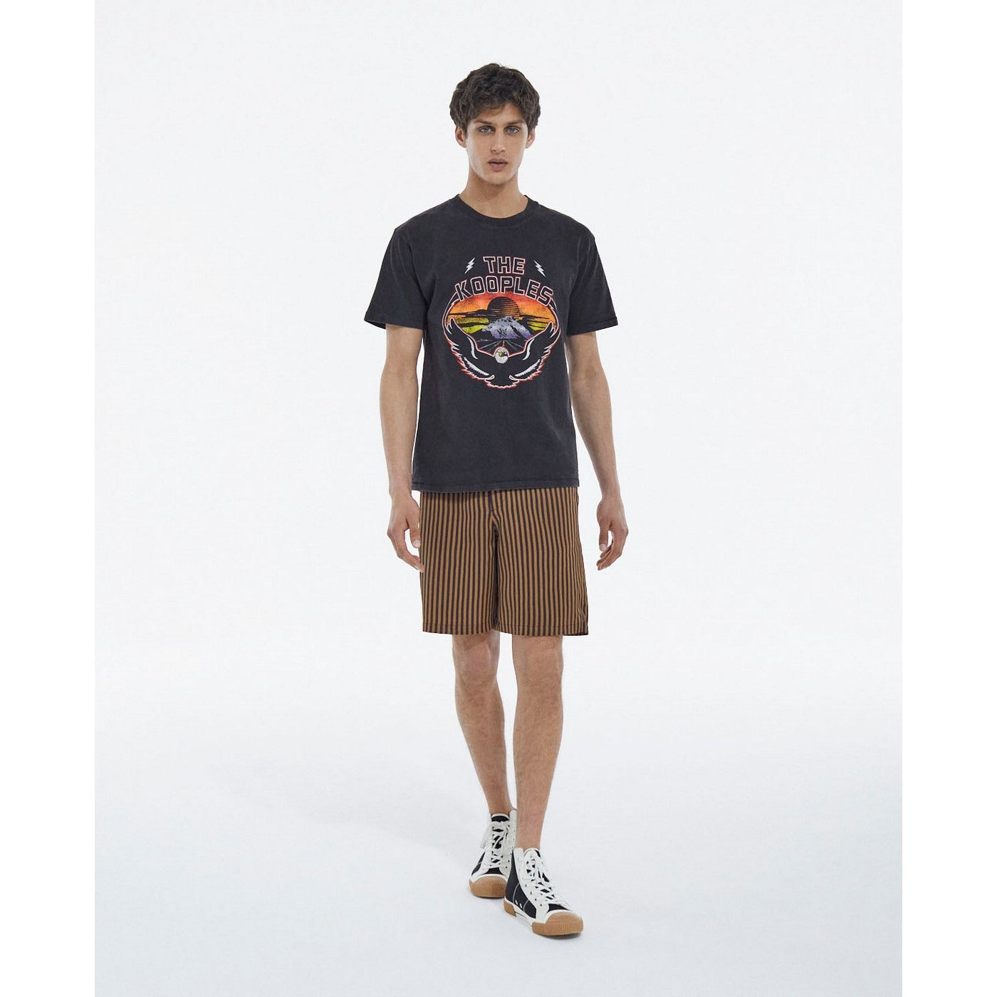 The Kooples - Short Base Dvn Rayures - Homme