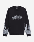 The Kooples - Sweat Avec Print The Kooples Flammes + Flammes Sur Les Manches - Homme