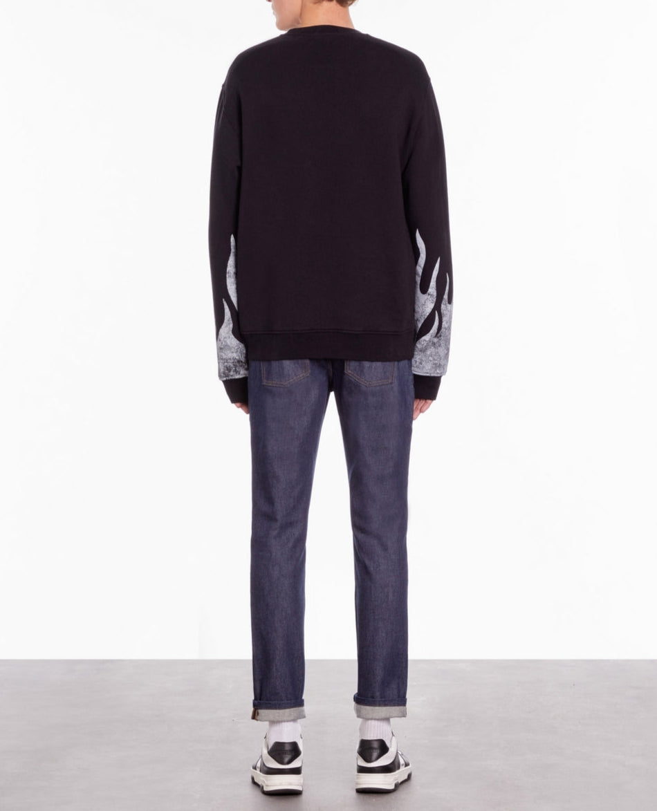 The Kooples - Sweat Avec Print The Kooples Flammes + Flammes Sur Les Manches - Homme