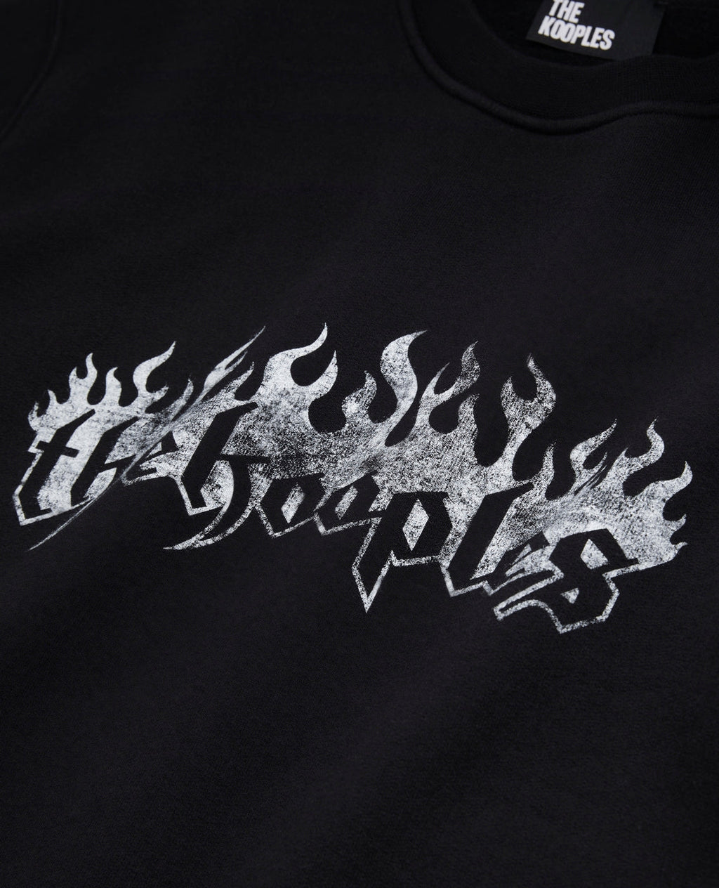 The Kooples - Sweat Avec Print The Kooples Flammes + Flammes Sur Les Manches - Homme