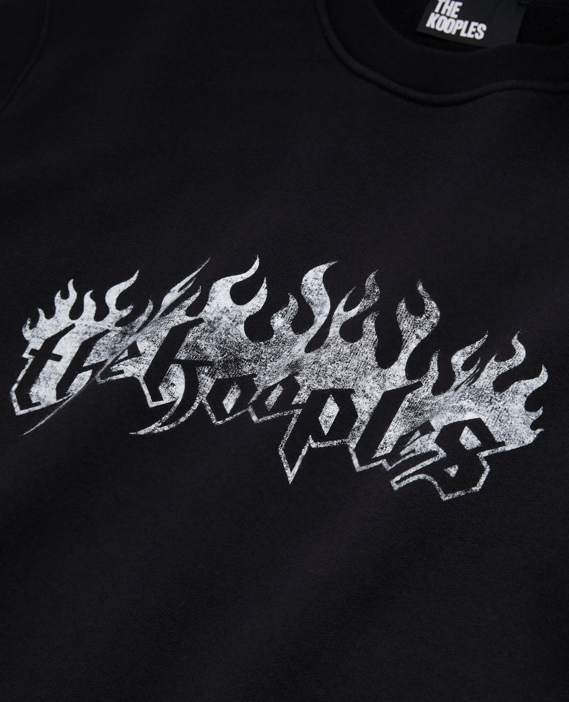 The Kooples - Sweat Avec Print The Kooples Flammes + Flammes Sur Les Manches - Homme
