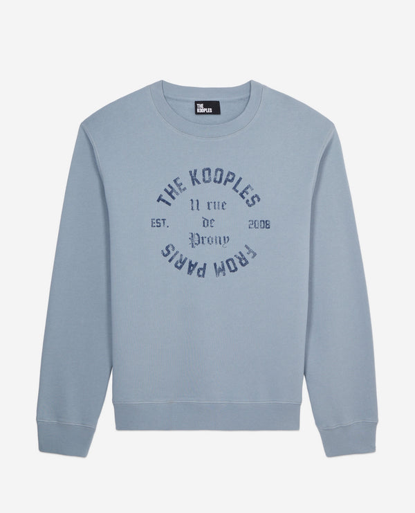 The Kooples - Sweat Avec Print Blason Devant - Homme