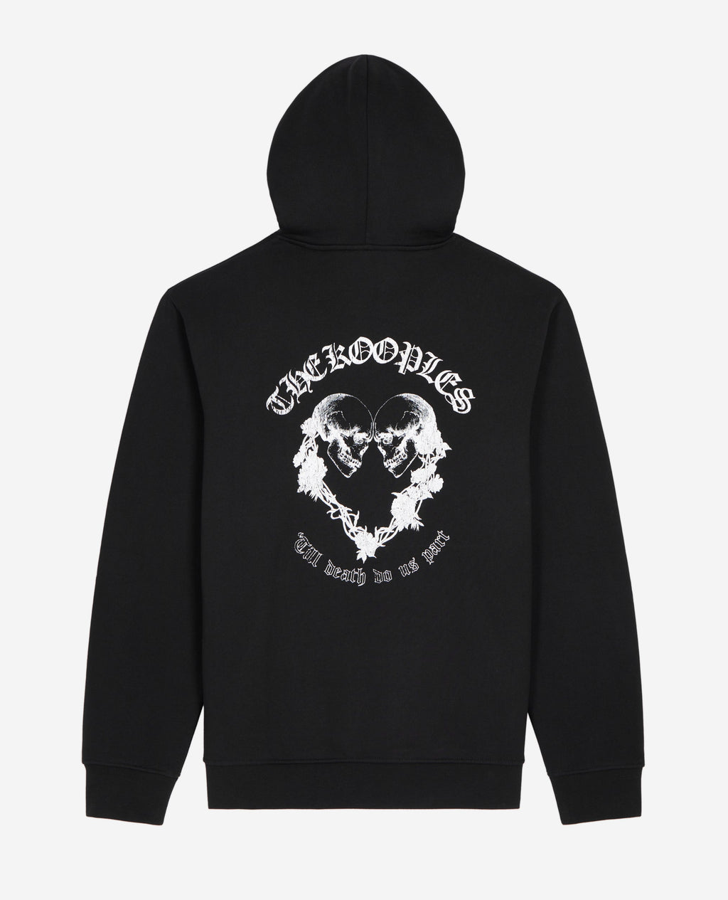 Sweatshirt Avec  Print Skull Coeur Dos