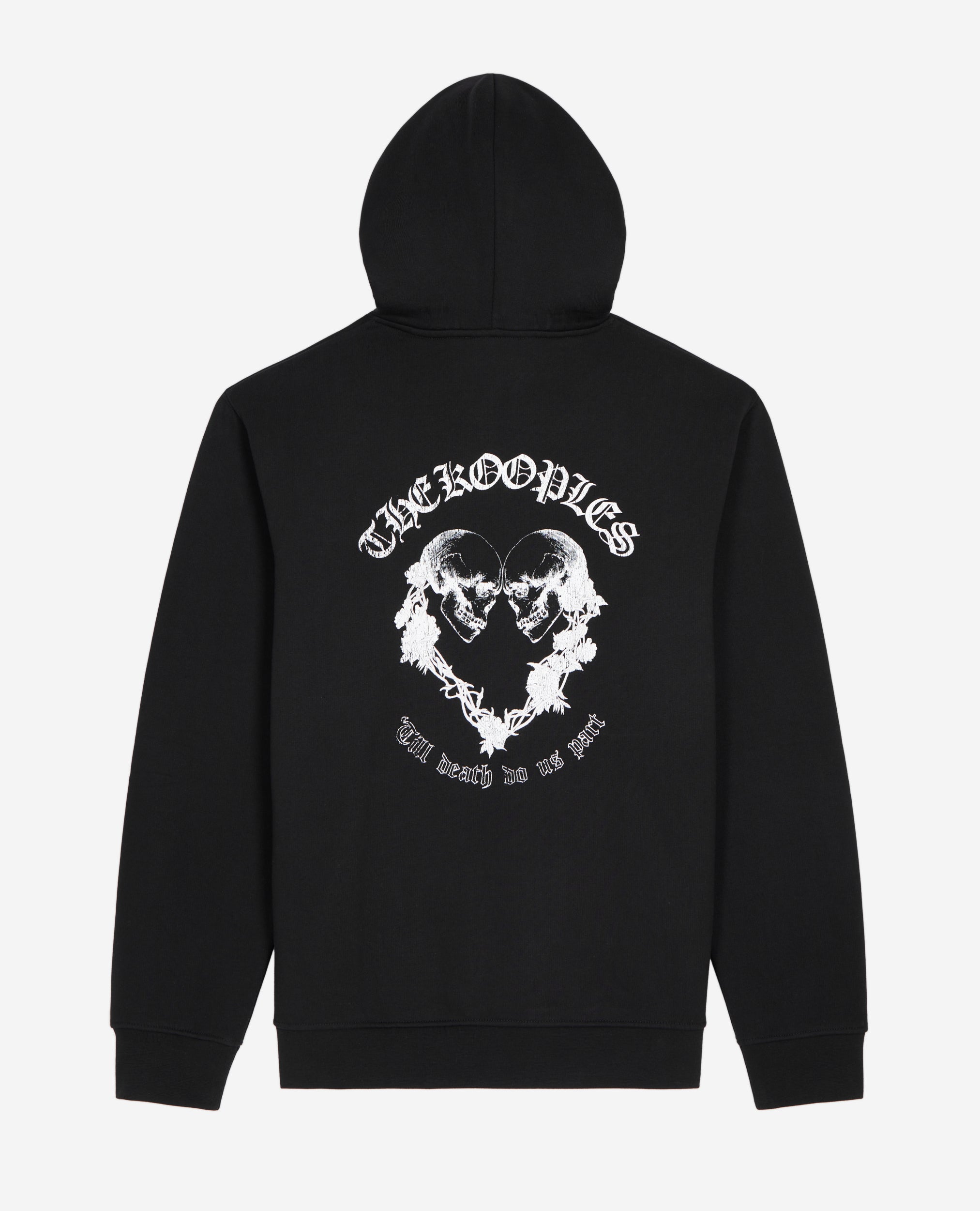 Sweatshirt Avec  Print Skull Coeur Dos