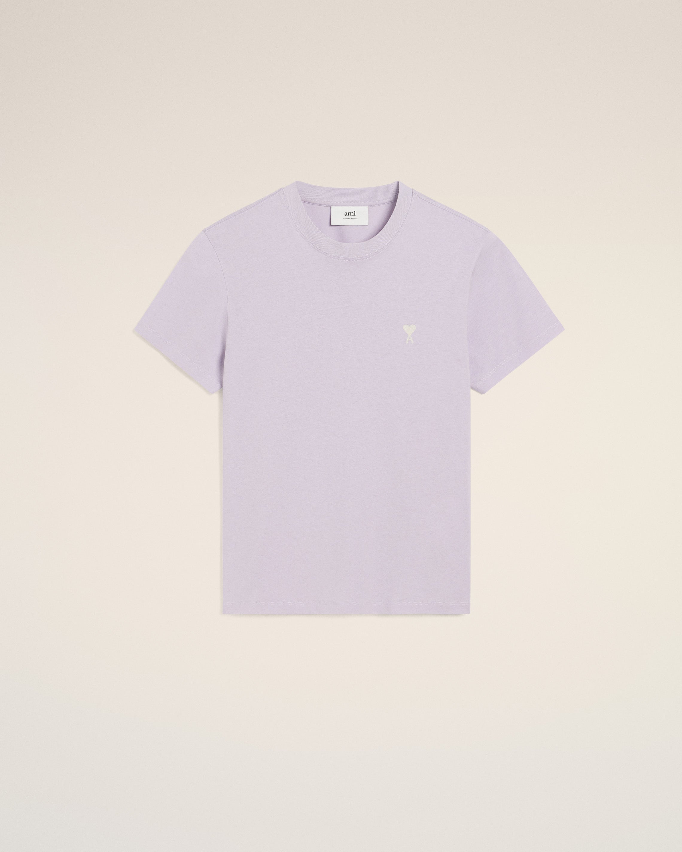 Ami Paris - T-Shirt Ami De Cœur - Lilas