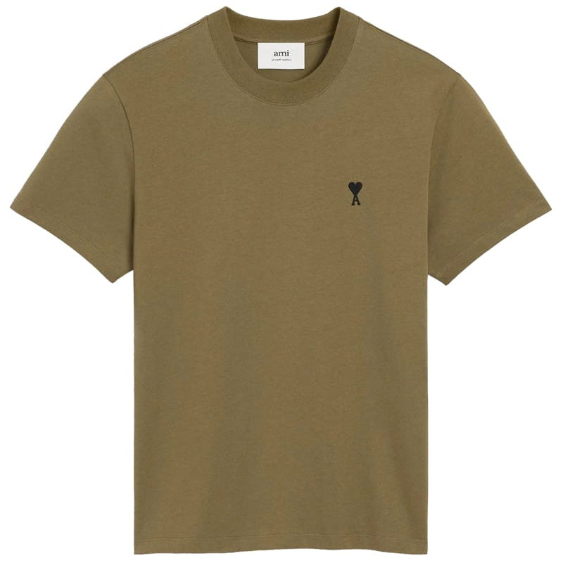 Ami Paris - T-Shirt Ami De Cœur - Bronze