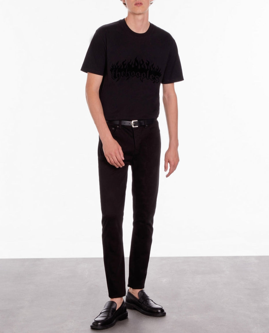The Kooples - T-Shirt Manches Courtes Avec Print The Kooples Flammes - Homme