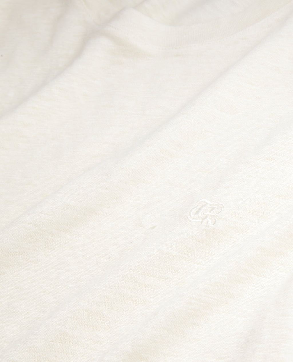 The Kooples - T-Shirt Manches Courtes En Lin Avec Broderie Poitrine - Homme