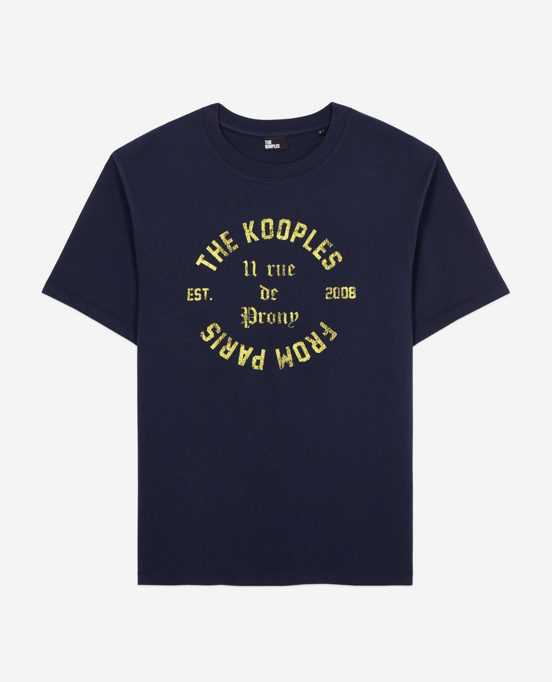 The Kooples - T-Shirt Manches Courtes Avec Print Blason Devant - Homme