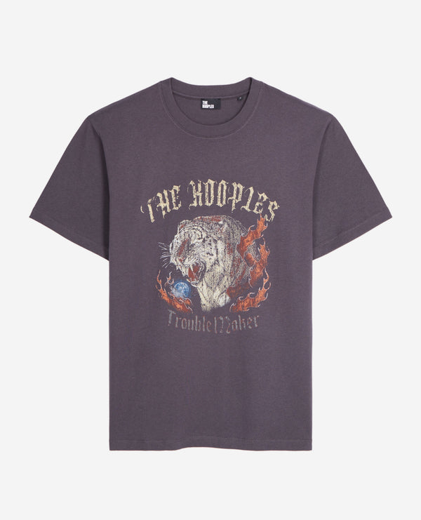 The Kooples - T-Shirt Manches Courtes Avec Print Tigre Devant