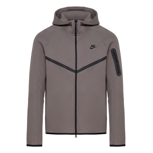 Veste De Survêtement Nike Tech Fleece Full Zip Hoodies - Gris Foncé
