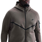 Veste De Survêtement Nike Tech Fleece Full Zip Hoodies - Gris Foncé