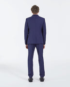 Veste De Costume En Laine - Marine - Homme