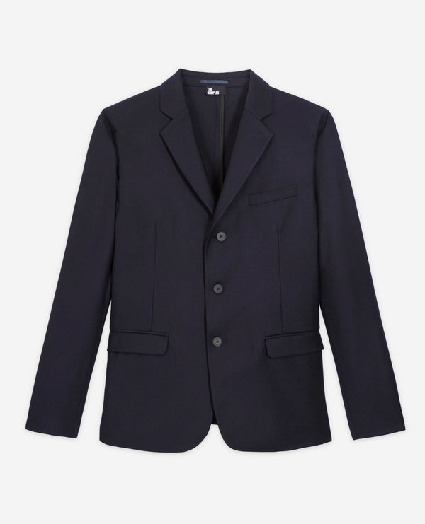 The Kooples - Blazer En Laine - Bleu Marine - Homme