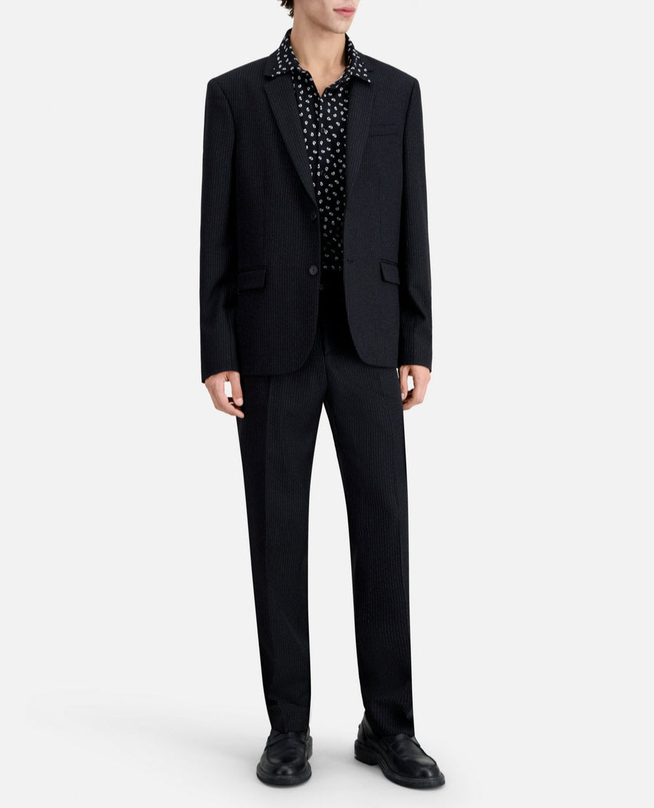 The Kooples - Veste De Costume En Laine - Noir - Homme
